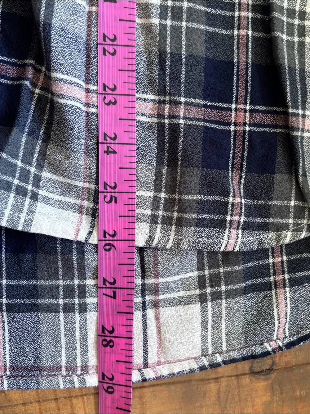 Carhartt Fairview Plaid Flannel Shirt-Roll Tab Sleeves-Pink/Blue/White-Women's L